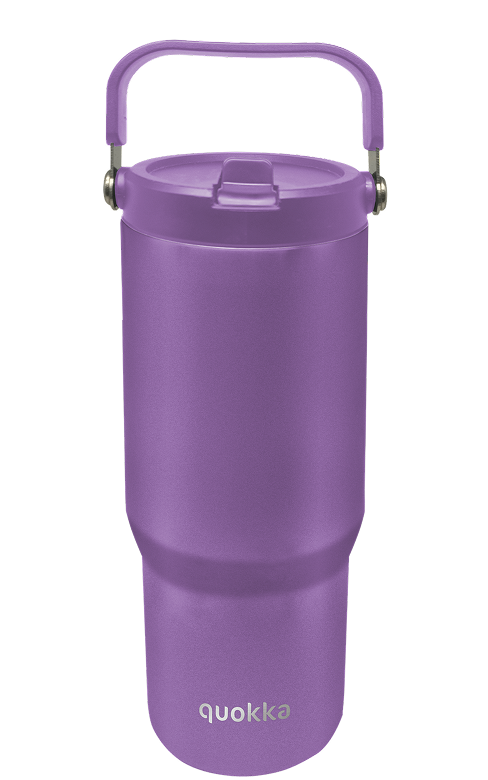 QUOKKA VASO COOL TERMO ACERO INOXIDABLE CON ASA CORE AMETHYST PURPLE 860 ML