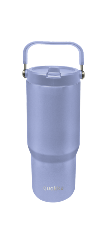 QUOKKA VASO COOL TERMO ACERO INOXIDABLE CON ASA CORE LAVENDER 860 ML