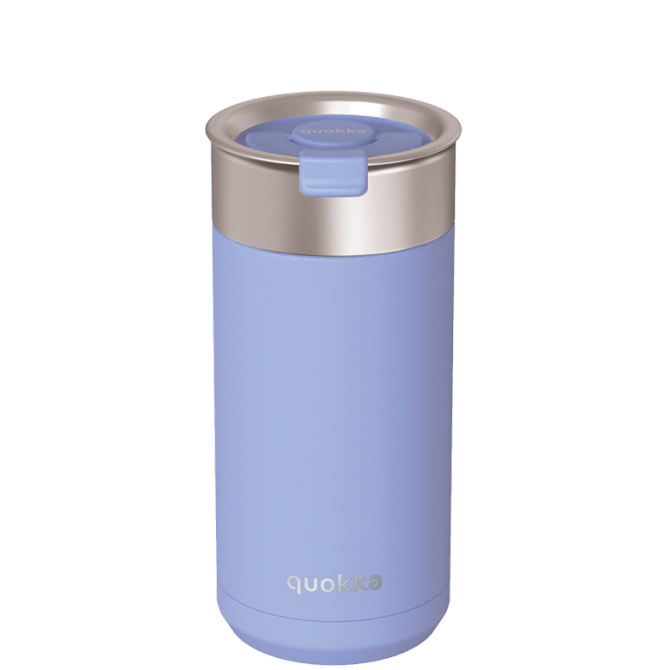 QUOKKA VASO CAFE TERMICO ACERO INOXIDABLE BOOST LAVENDER 400 ML