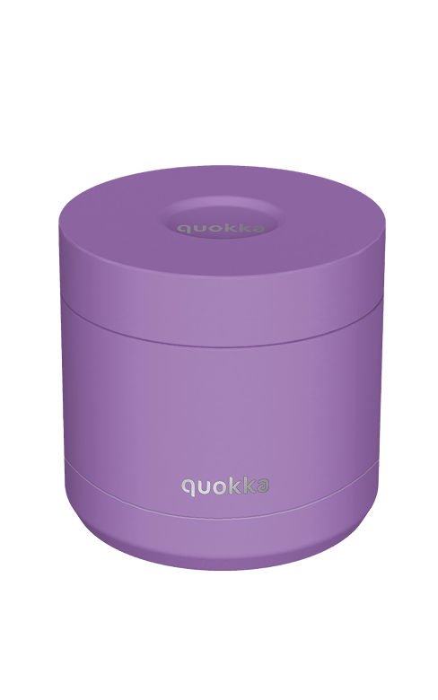 QUOKKA RECIPIENTE COMIDA TERMICO ACERO INOXIDABLE WHIM AMETHYST PURPLE 600 ML