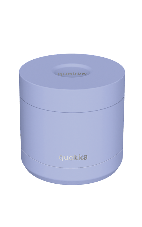 QUOKKA RECIPIENTE COMIDA TERMICO ACERO INOXIDABLE WHIM LAVENDER 600 ML