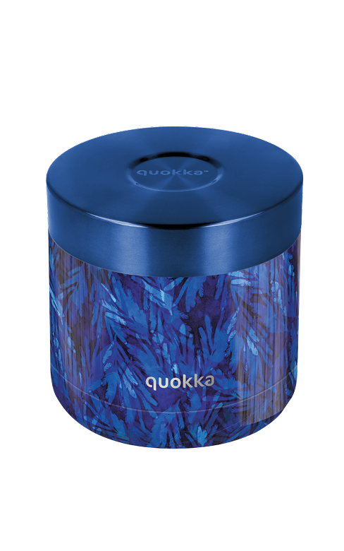 QUOKKA RECIPIENTE COMIDA TERMICO ACERO INOXIDABLE WHIM NIGHT FOREST 600 ML