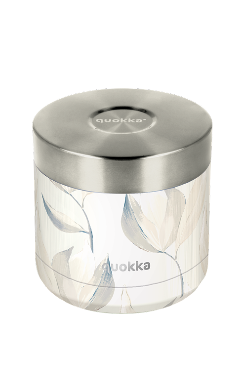 QUOKKA RECIPIENTE COMIDA TERMICO ACERO INOXIDABLE WHIM COTTON 600 ML