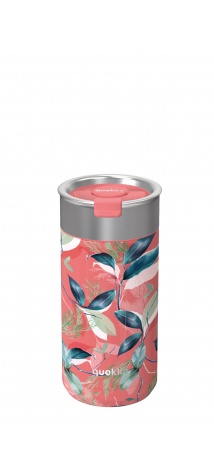 QUOKKA VASO CAFE TERMICO ACERO INOXIDABLE BOOST EXOTIC PINK 400 ML