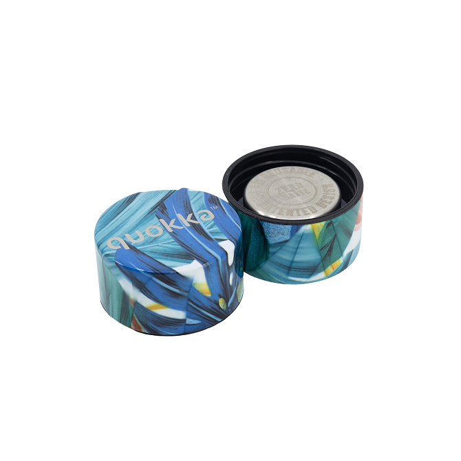 QUOKKA BOTELLA TERMO ACERO INOXIDABLE SOLID COLOR JUNGLE 630 ML