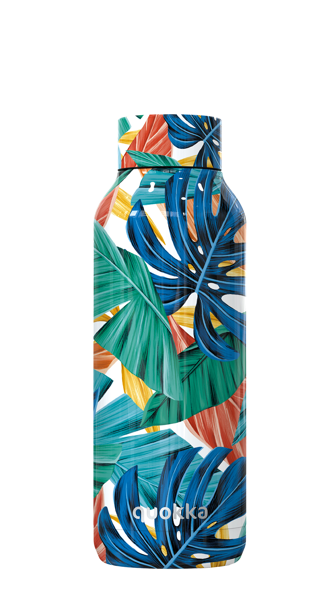 QUOKKA BOTELLA TERMO ACERO INOXIDABLE SOLID COLOR JUNGLE 510 ML