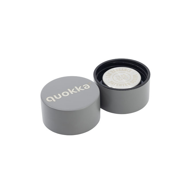 QUOKKA BOTELLA TERMO ACERO INOXIDABLE SOLID GREY 630 ML