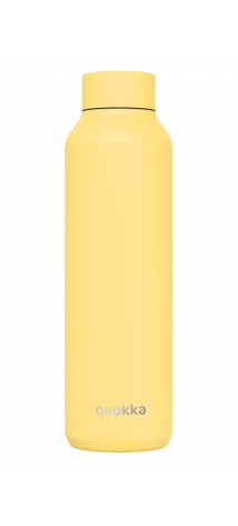 QUOKKA BOTELLA TERMO ACERO INOXIDABLE SOLID LIGHT YELLOW 630 ML