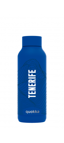 QUOKKA BOTELLA TERMO ACERO INOXIDABLE SOLID WHITE 510 ML TENERIFE LOVE
