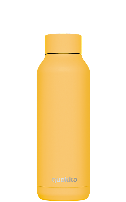 QUOKKA BOTELLA TERMO ACERO INOXIDABLE SOLID SAFFRON YELLOW 510 ML