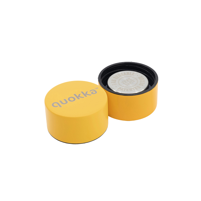 QUOKKA BOTELLA TERMO ACERO INOXIDABLE SOLID SAFFRON YELLOW 510 ML