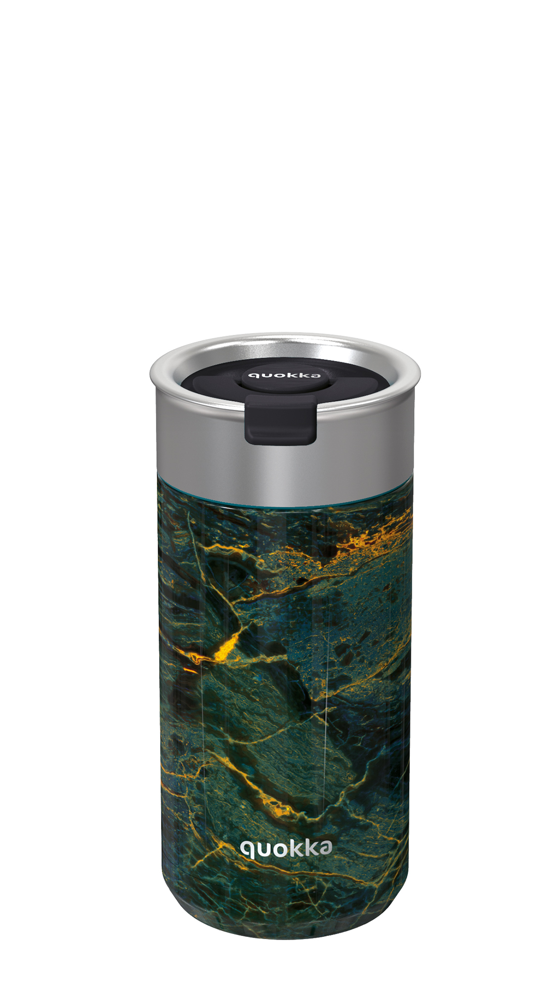 QUOKKA VASO CAFE TERMICO ACERO INOXIDABLE BOOST GREENSTONE 400 ML