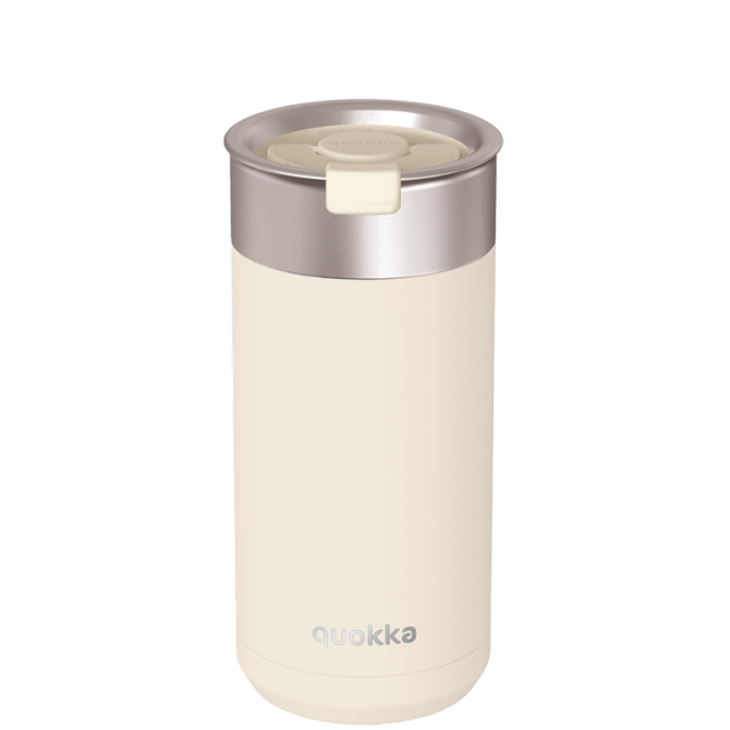 QUOKKA VASO CAFE TERMICO ACERO INOXIDABLE BOOST NUDE 400 ML
