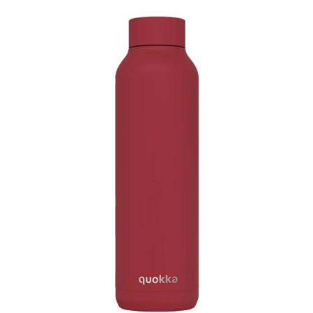 QUOKKA BOTELLA TERMO ACERO INOXIDABLE SOLID FIREBRICK RED 630 ML