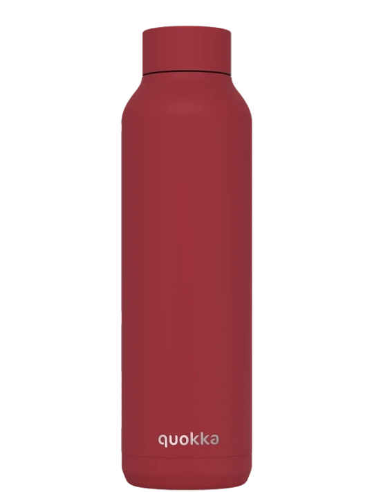 QUOKKA BOTELLA TERMO ACERO INOXIDABLE SOLID FIREBRICK RED 630 ML