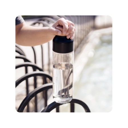 QUOKKA BOTELLA ECOZEN ICE BLACK 840 ML