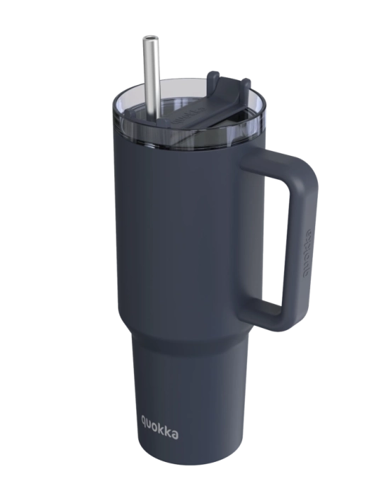QUOKKA TAZA TERMO ACERO INOXIDABLE STREAM BLACK XL 1200 ML