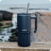 QUOKKA TAZA TERMO ACERO INOXIDABLE CON BASE DE SILICONA UMI BLACK 720 ML