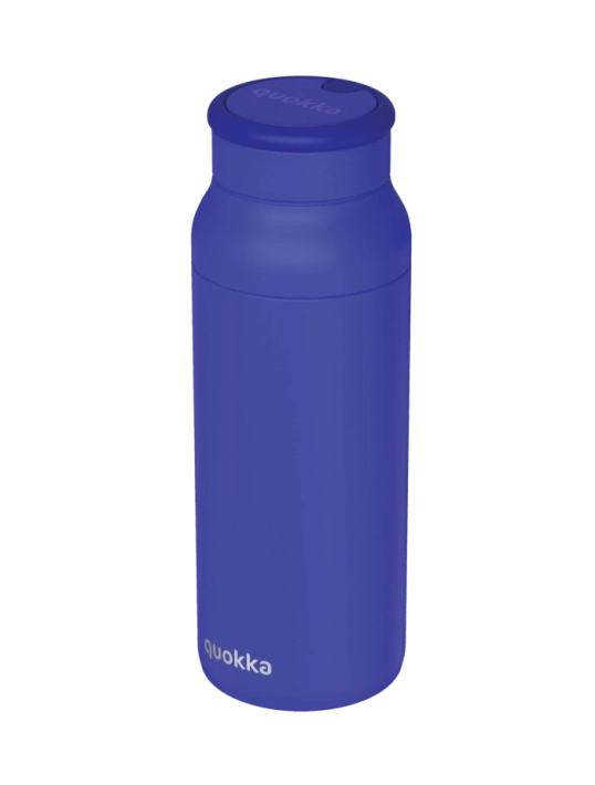 QUOKKA BOTELLA TERMO ACERO INOXIDABLE CON ASA DE SILICONA ECHO DUSK BLUE 690 ML