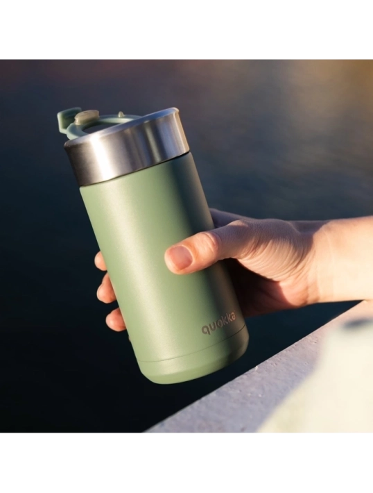 QUOKKA VASO CAFE TERMICO ACERO INOXIDABLE BOOST PINE 400 ML
