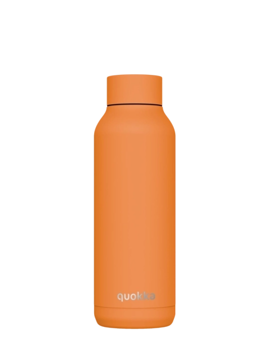 QUOKKA BOTELLA TERMO ACERO INOXIDABLE SOLID PAPAYA ORANGE 510 ML