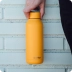 QUOKKA BOTELLA TERMO ACERO INOXIDABLE SOLID AMBER YELLOW 510 ML