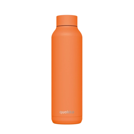 QUOKKA BOTELLA TERMO ACERO INOXIDABLE SOLID PAPAYA ORANGE 630 ML