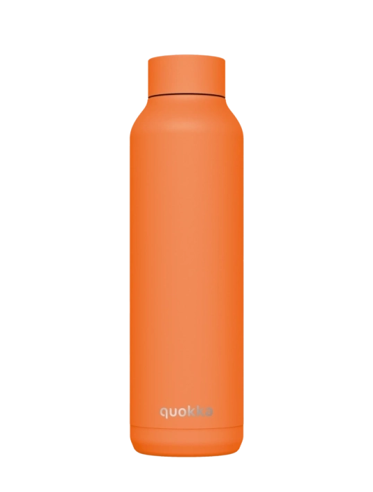 QUOKKA BOTELLA TERMO ACERO INOXIDABLE SOLID PAPAYA ORANGE 630 ML