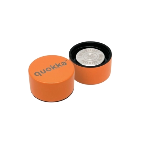 QUOKKA BOTELLA TERMO ACERO INOXIDABLE SOLID PAPAYA ORANGE 630 ML