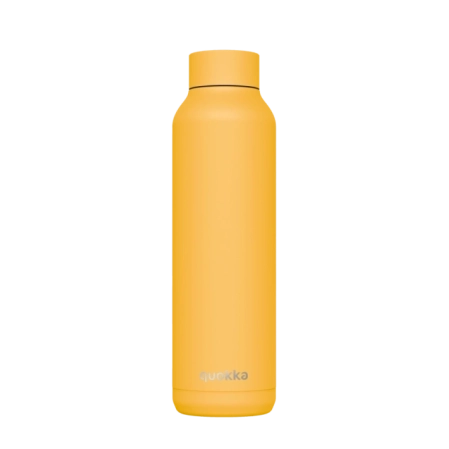 QUOKKA BOTELLA TERMO ACERO INOXIDABLE SOLID SAFFRON YELLOW 630 ML