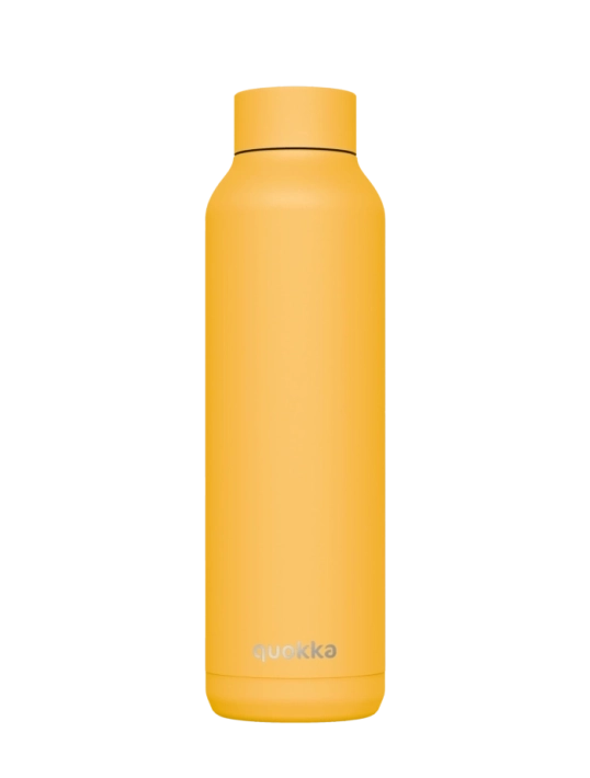 QUOKKA BOTELLA TERMO ACERO INOXIDABLE SOLID SAFFRON YELLOW 630 ML