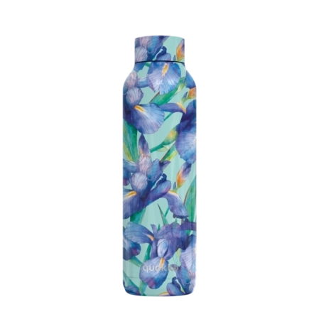 QUOKKA BOTELLA TERMO ACERO INOXIDABLE SOLID BLUE IRISES 630 ML