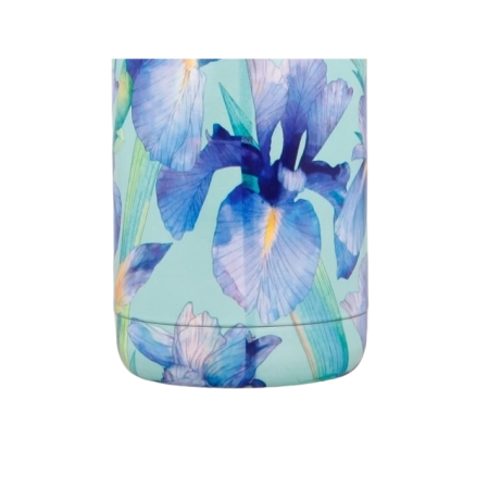 QUOKKA BOTELLA TERMO ACERO INOXIDABLE SOLID BLUE IRISES 630 ML