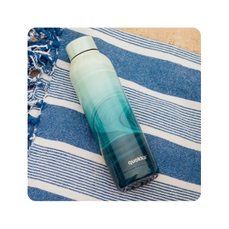 QUOKKA BOTELLA TERMO ACERO INOXIDABLE SOLID OCEAN 630 ML