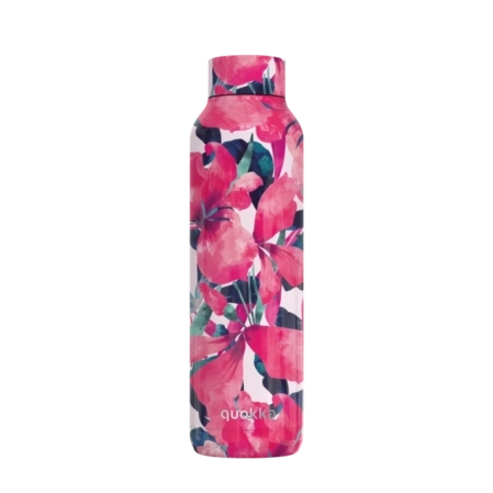 QUOKKA BOTELLA TERMO ACERO INOXIDABLE SOLID PINK BLOOM 630 ML