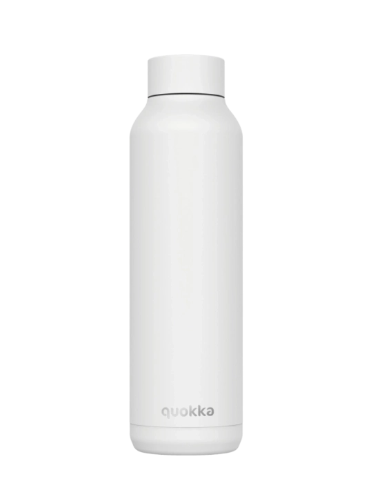 QUOKKA BOTELLA TERMO ACERO INOXIDABLE SOLID WHITE 630 ML