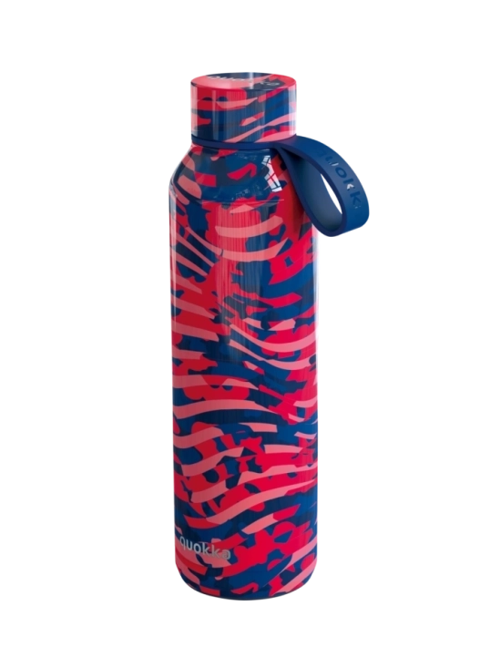 QUOKKA BOTELLA TERMO ACERO INOXIDABLE SOLID CON COLGADOR CLASH 630 ML