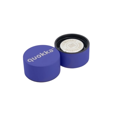 QUOKKA BOTELLA TERMO ACERO INOXIDABLE SOLID CON COLGADOR DUSK BLUE 630 ML