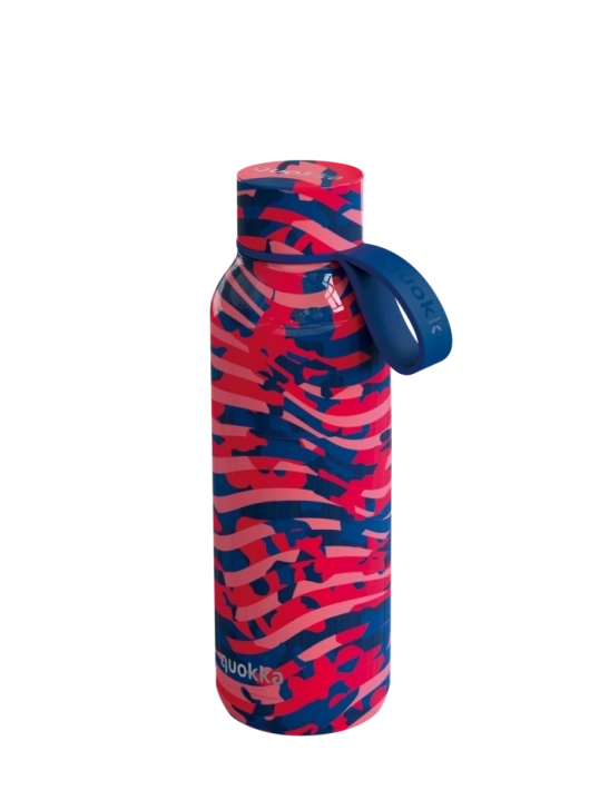 QUOKKA BOTELLA TERMO ACERO INOXIDABLE SOLID CON COLGADOR CLASH 510 ML
