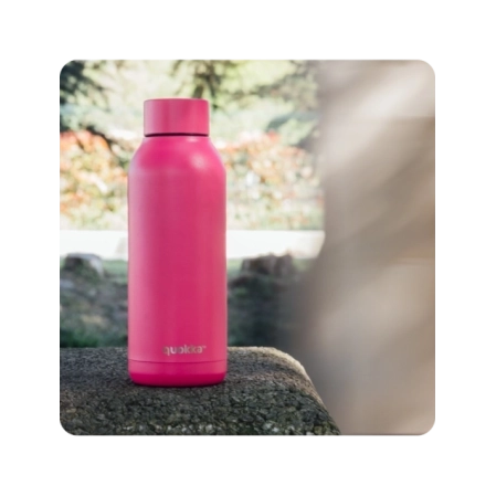 QUOKKA BOTELLA TERMO ACERO INOXIDABLE SOLID RASPBERRY PINK 510 ML
