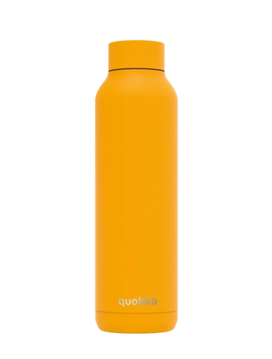 QUOKKA BOTELLA TERMO ACERO INOXIDABLE SOLID AMBER YELLOW 630 ML