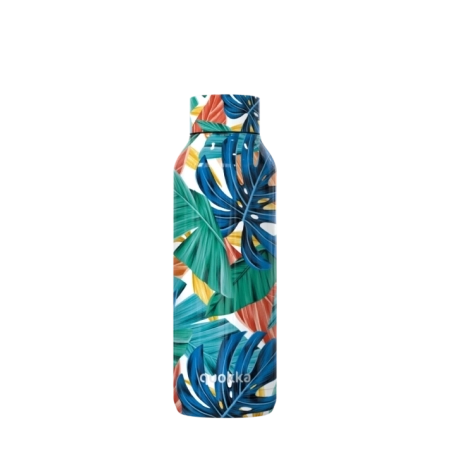QUOKKA BOTELLA TERMO ACERO INOXIDABLE SOLID COLOR JUNGLE 510 ML