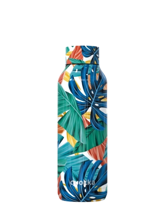 QUOKKA BOTELLA TERMO ACERO INOXIDABLE SOLID COLOR JUNGLE 510 ML