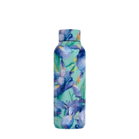 QUOKKA BOTELLA TERMO ACERO INOXIDABLE SOLID BLUE IRISES 510 ML