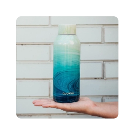 QUOKKA BOTELLA TERMO ACERO INOXIDABLE SOLID OCEAN 510 ML