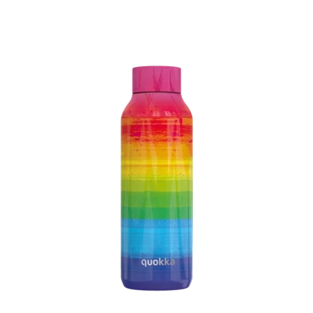 QUOKKA BOTELLA TERMO ACERO INOXIDABLE SOLID RAINBOW 510 ML