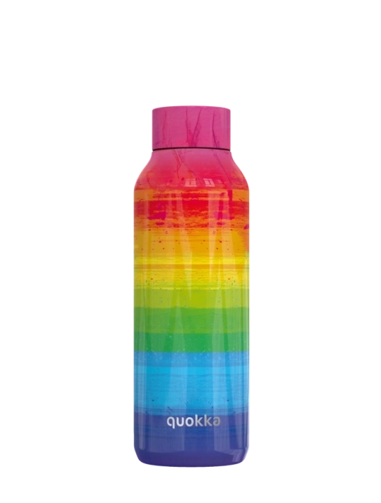 QUOKKA BOTELLA TERMO ACERO INOXIDABLE SOLID RAINBOW 510 ML