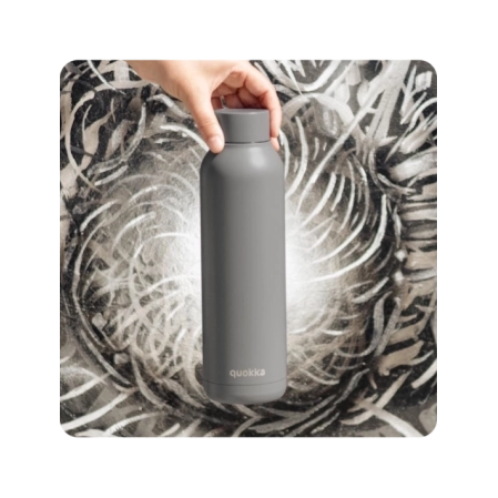 QUOKKA BOTELLA TERMO ACERO INOXIDABLE SOLID GREY 630 ML