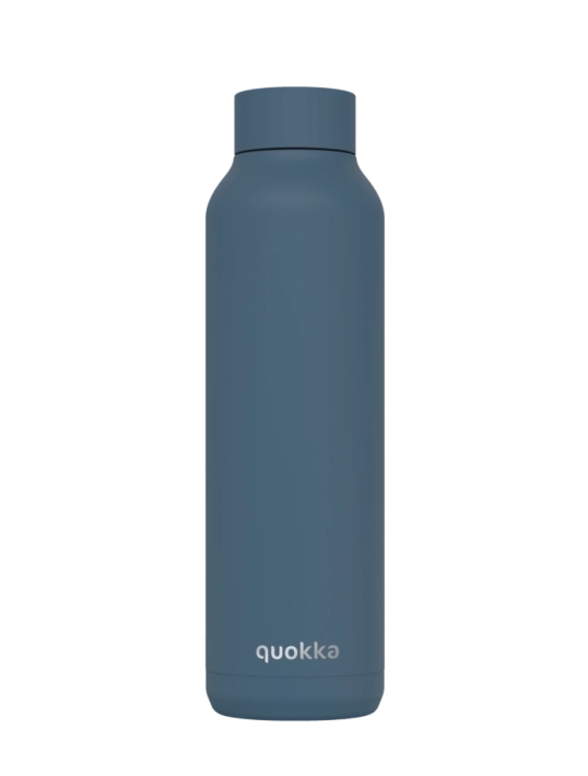 QUOKKA BOTELLA TERMO ACERO INOXIDABLE SOLID STONE BLUE 630 ML
