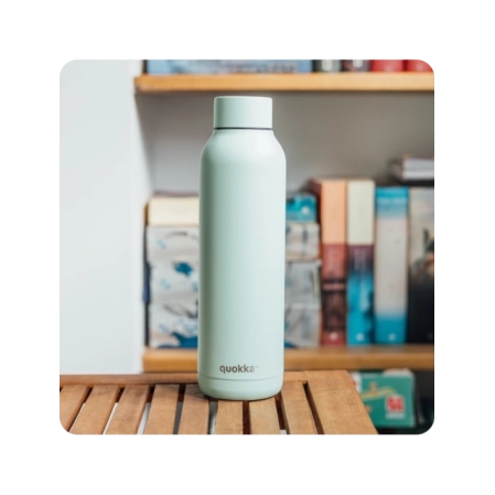 QUOKKA BOTELLA TERMO ACERO INOXIDABLE SOLID MINT 630 ML